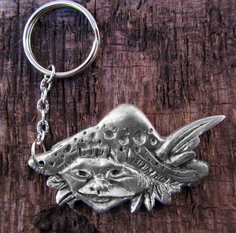 Pixie Kobold Elfe Schlüsselanhänger Oder Fee Wunderliches Geschenk von LizaPaizisCreations