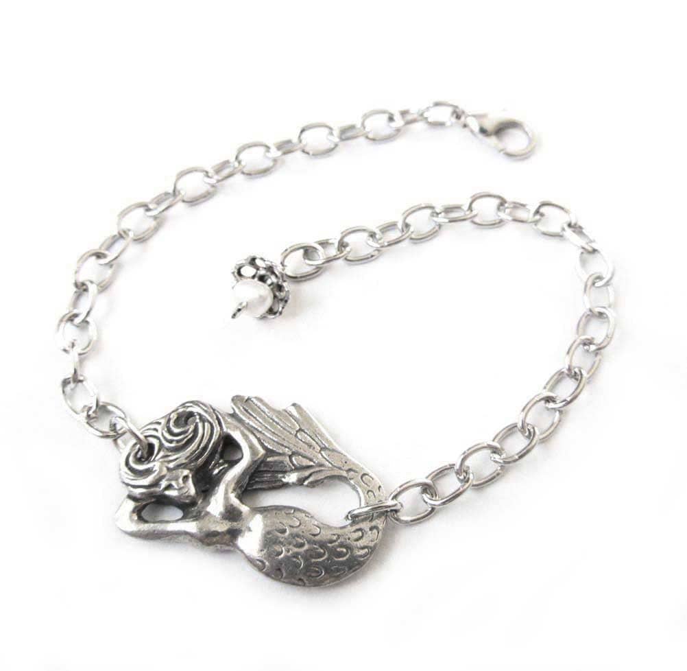 Meerjungfrau Charme Armband Handwerker Kette Armreif Original Design Meerjungfrau Charme Armband Handwerker Kette Armreif Original Design von LizaPaizisCreations