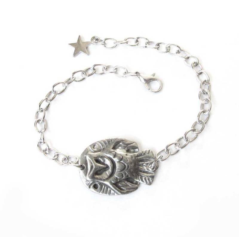 Scheune Eule Armband Handwerker Armreif Totem Schmuck Scheune Eule Armband Handwerker Armreif Totem Schmuck von LizaPaizisCreations