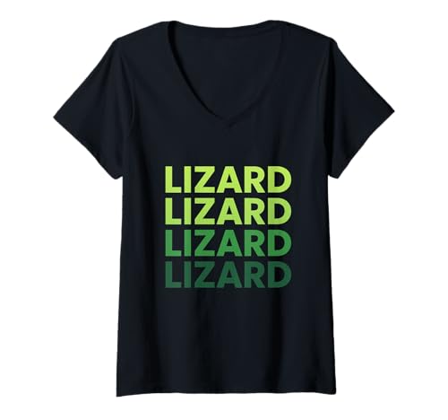 Damen Lizard Lizard Lizard Lustiges Meme T-Shirt mit V-Ausschnitt Damen Lizard Lizard Lizard Lustiges Meme T-Shirt mit V-Ausschnitt von Lizard Funny Meme Official Tee