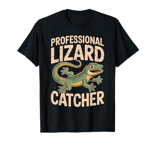 Vintage Profi Eidechsenfänger Lustiger Gecko Kinder T-Shirt Vintage Profi Eidechsenfänger Lustiger Gecko Kinder T-Shirt von Lizard Hunter Apparel Co