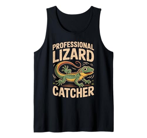 Vintage Profi Eidechsenfänger Lustiger Gecko Kinder Tank Top Vintage Profi Eidechsenfänger Lustiger Gecko Kinder Tank Top von Lizard Hunter Apparel Co