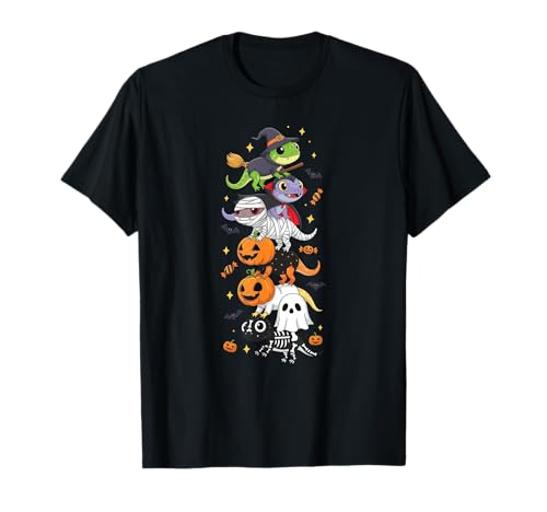 Lustige Eidechse Hexe Vampir Geist Halloween Kinder Herren Damen T-Shirt Lustige Eidechse Hexe Vampir Geist Halloween Kinder Herren Damen T-Shirt von Lizard Lovers Halloween Skeleton Mummy Outfits