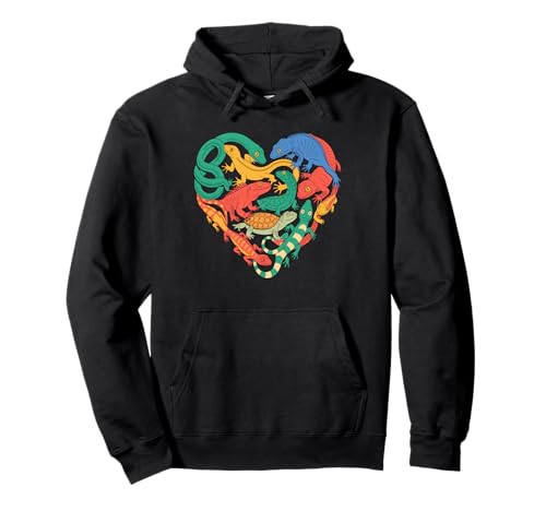 Coole Eidechsen-Kunst Männer Frauen Herpetologie Reptilienliebhaber Pullover Hoodie Coole Eidechsen-Kunst Männer Frauen Herpetologie Reptilienliebhaber Pullover Hoodie von Lizard Reptile Heart
