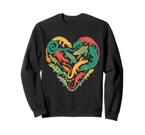 Coole Eidechsen-Kunst Männer Frauen Herpetologie Reptilienliebhaber Sweatshirt Coole Eidechsen-Kunst Männer Frauen Herpetologie Reptilienliebhaber Sweatshirt von Lizard Reptile Heart