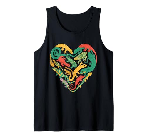 Coole Eidechsen-Kunst Männer Frauen Herpetologie Reptilienliebhaber Tank Top Coole Eidechsen-Kunst Männer Frauen Herpetologie Reptilienliebhaber Tank Top von Lizard Reptile Heart