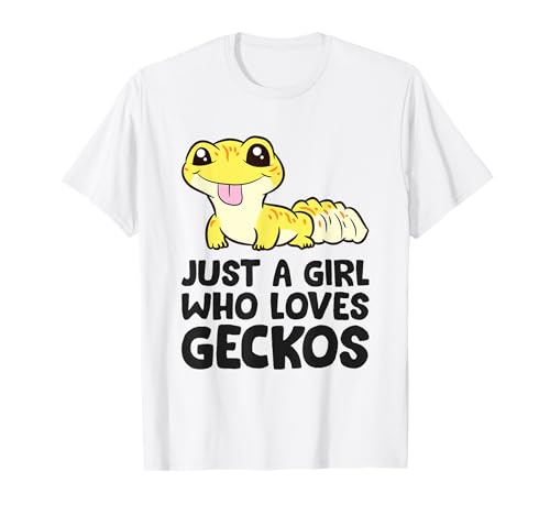 Nur Ein Mädchen Das Geckos Liebt Leopard Gecko T-Shirt Nur Ein Mädchen Das Geckos Liebt Leopard Gecko T-Shirt von Lizard and Gecko Gifts