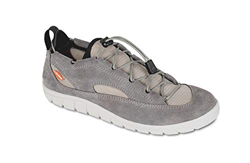 Lizard Fin Ii Leather Grau - Leichter Flexibler Leder Freizeitschuh, Größe EU 47 - Farbe Shark Grey von Lizard