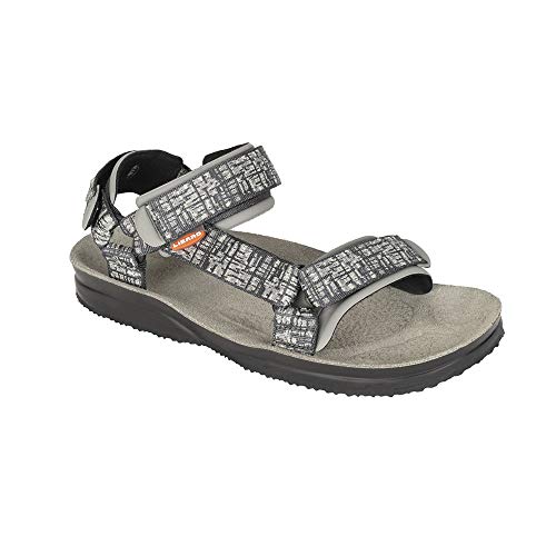 Lizard Unisex-Erwachsene Sandalia Super Hike Freizeitsandalen Sportbekleidung, Map Lite Grey von Lizard