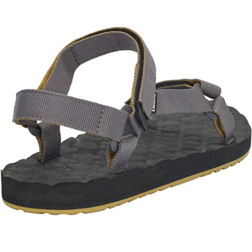 Lizard Unisex Trail Sandalen, Plain Dark Grey, 42 EU von Lizard