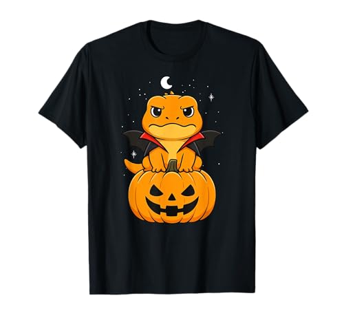Eidechse Tierliebhaber Vampir Kürbis Halloween Jungen Mädchen Kind T-Shirt Eidechse Tierliebhaber Vampir Kürbis Halloween Jungen Mädchen Kind T-Shirt von LizardAxis1