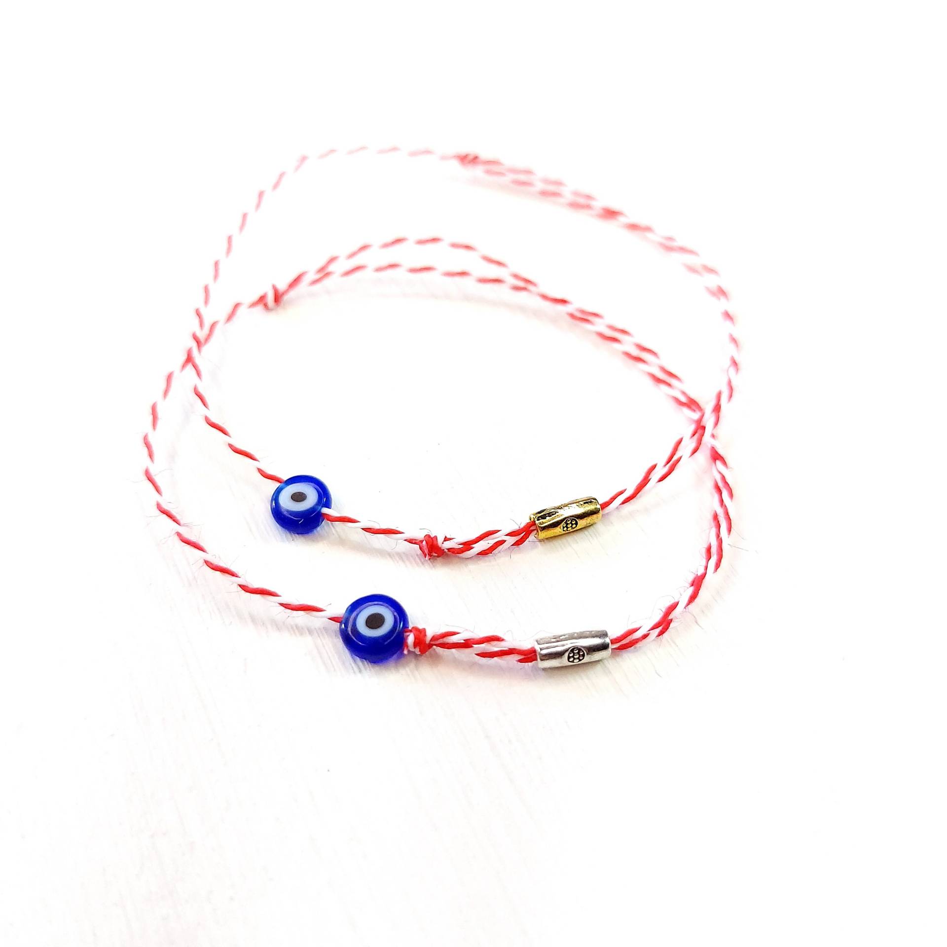 Griechisch Evil Eye Martaki Armband Red String Spring Armband Griechisch Evil Eye Martaki Armband Red String Spring Armband von LizardsFour