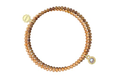 Lizas Schmuckarmband beige Armband Perlenarmband verschiedene Modelle (creme) von Lizas