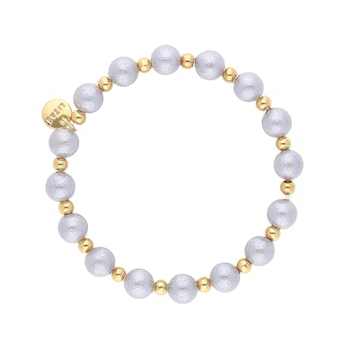 Lizas Schmuckarmband grau Armband Perlenarmband verschiedene Modelle (grau/gold) von Lizas