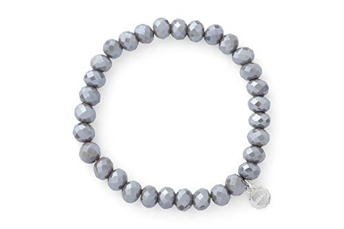 Lizas Schmuckarmband grau Perlenarmband verschiedene Modelle (grau glitzer) von Lizas