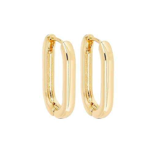 Lizas oval Creolen in gold und silber *Ohrschmuck*Creolen*Ohrstecker*Ohrhänger (gold) von Lizas