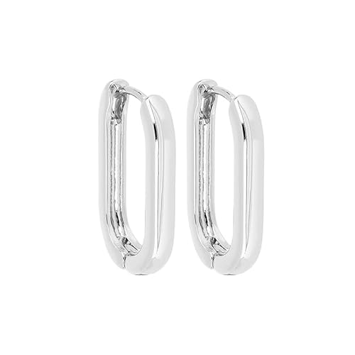 Lizas oval Creolen in gold und silber *Ohrschmuck*Creolen*Ohrstecker*Ohrhänger (silber) von Lizas