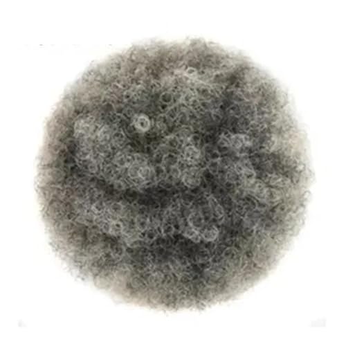 Damen Afro Puff Bun Haarteil Kinky Curly Kordelzug Pferdeschwanz Clip in synthetische Haarverlängerung Täglich(1BT613) von Lizhuzhuzs28