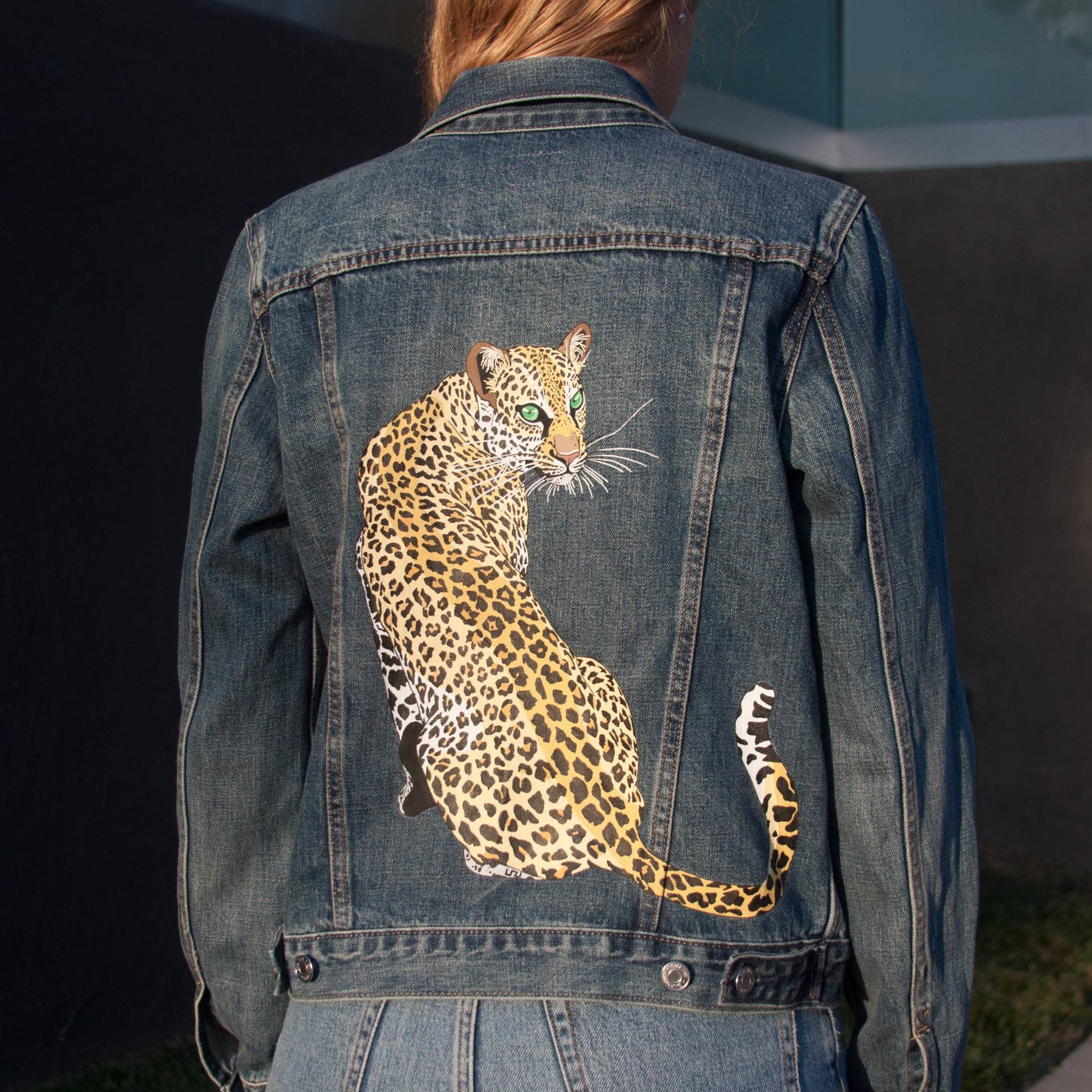 Custom Denim Jacket von LiziPhoenix