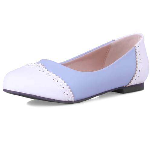 Lizoleor Komfort Flach Schuhe Ohne Verschluss Runde Zehen Dolly Ballet Concise Mode Candy Color Leisure Bogen Sommer Damen Schuhe Royal-Blau Gr 40.5 EU/42Cn Lizoleor Komfort Flach Schuhe Ohne Verschluss Runde Zehen Dolly Ballet Concise Mode Candy Color Leisure Bogen Sommer Damen Schuhe Royal-Blau Gr 40.5 EU/42Cn von Lizoleor