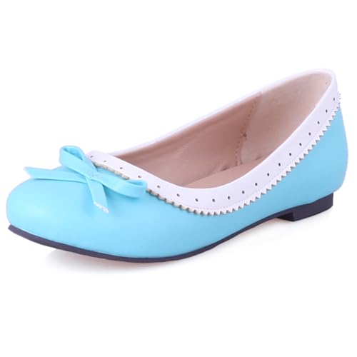 Lizoleor Komfort Flach Schuhe Ohne Verschluss Runde Zehen Dolly Ballet Concise Mode Candy Color Leisure Bogen Sommer Damen Schuhe Skyblau Gr 33 EU Lizoleor Komfort Flach Schuhe Ohne Verschluss Runde Zehen Dolly Ballet Concise Mode Candy Color Leisure Bogen Sommer Damen Schuhe Skyblau Gr 33 EU von Lizoleor