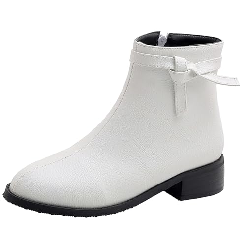 Lizoleor Leisure Runde Zehen Mid Niedrige Absatz Reißverschluss Damen Stiefeletten Concise Blockabsatz Solid Color Retro Warm Fell Stiefeletten Weiß Gr 51 EU/53Cn Lizoleor Leisure Runde Zehen Mid Niedrige Absatz Reißverschluss Damen Stiefeletten Concise Blockabsatz Solid Color Retro Warm Fell Stiefeletten Weiß Gr 51 EU/53Cn von Lizoleor