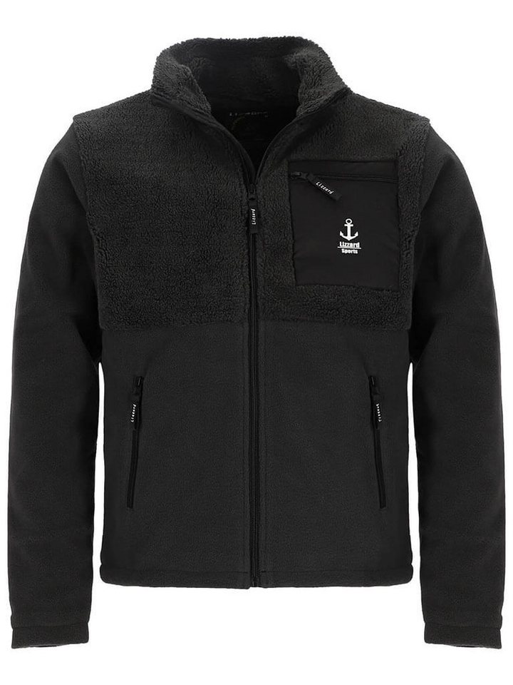 Lizzard Sports Fleecejacke Herren Jacke Fleece mit Stehkragen, Reißverschluss und Windstopper von Lizzard Sports