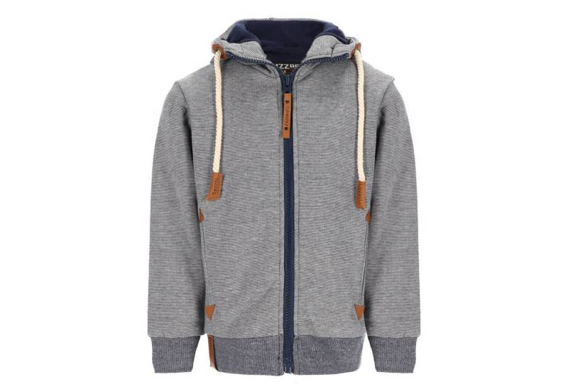 Lizzard Sports Kapuzensweatjacke Kinder Sweatjacke mit Kapuze - Kapuzenjacke in Melange-Optik von Lizzard Sports