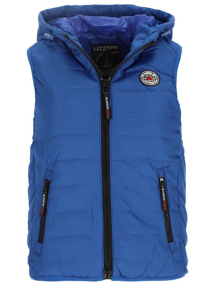 Lizzard Sports Steppweste Kinder Weste gesteppt mit Kapuze und Reißverschlusstaschen von Lizzard Sports