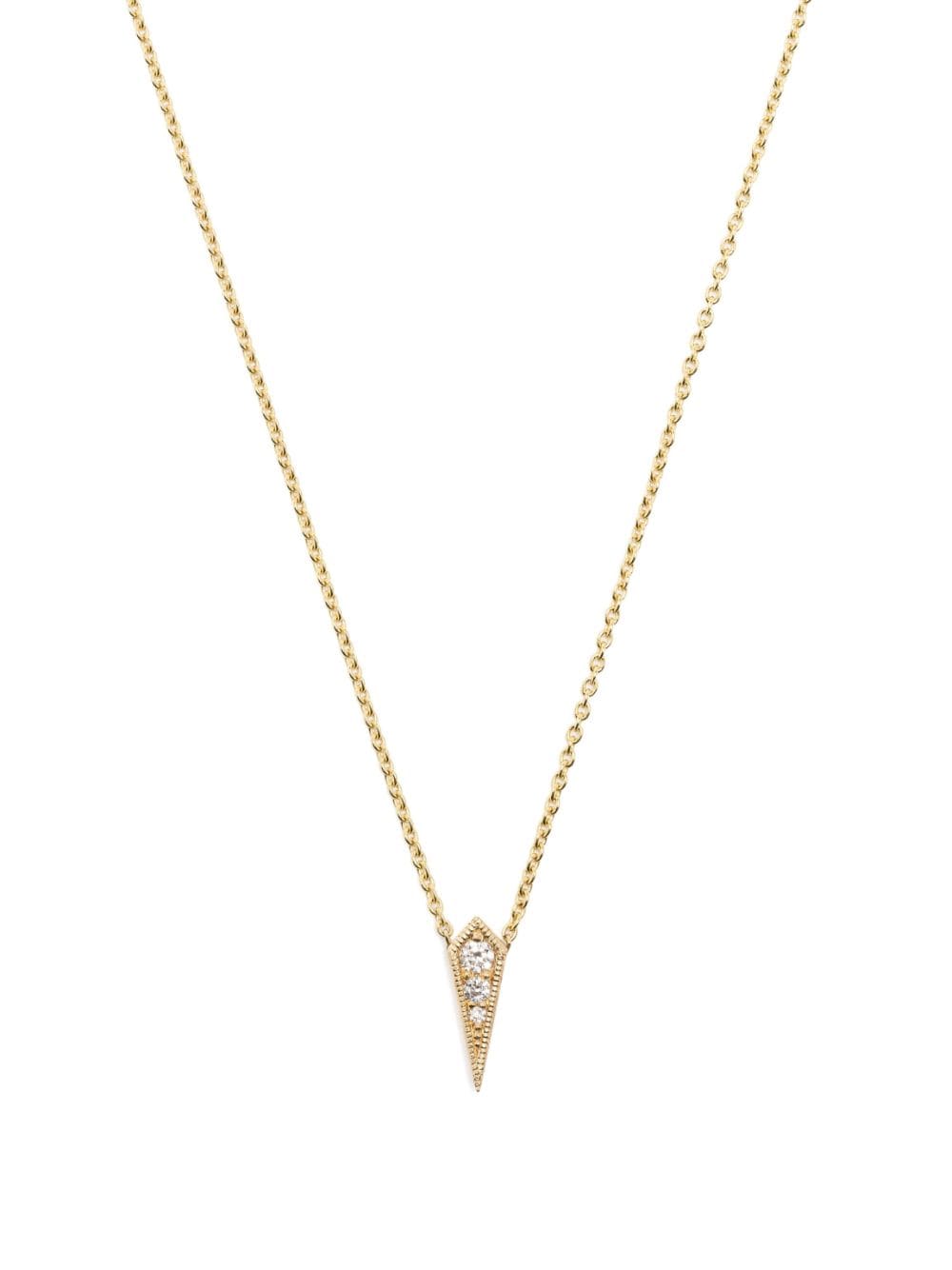 Lizzie Mandler Fine Jewelry 14kt Kite Gelbgoldhalskette mit Diamanten von Lizzie Mandler Fine Jewelry