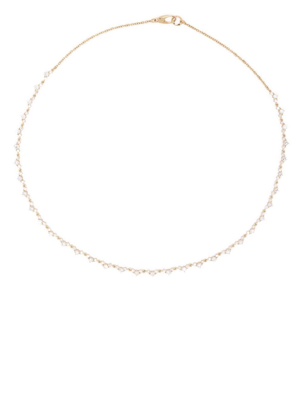 Lizzie Mandler Fine Jewelry 18kt Gelbgoldhalskette mit Diamanten von Lizzie Mandler Fine Jewelry