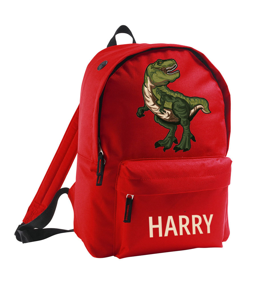 Dinosaurier Rucksack Für Kinder Personalisiert, Kinderrucksack, Schultasche Jungen & Mädchen Kindergarten Vorschule Reisetasche, Kinderrucksack von LizzielaneBoutique