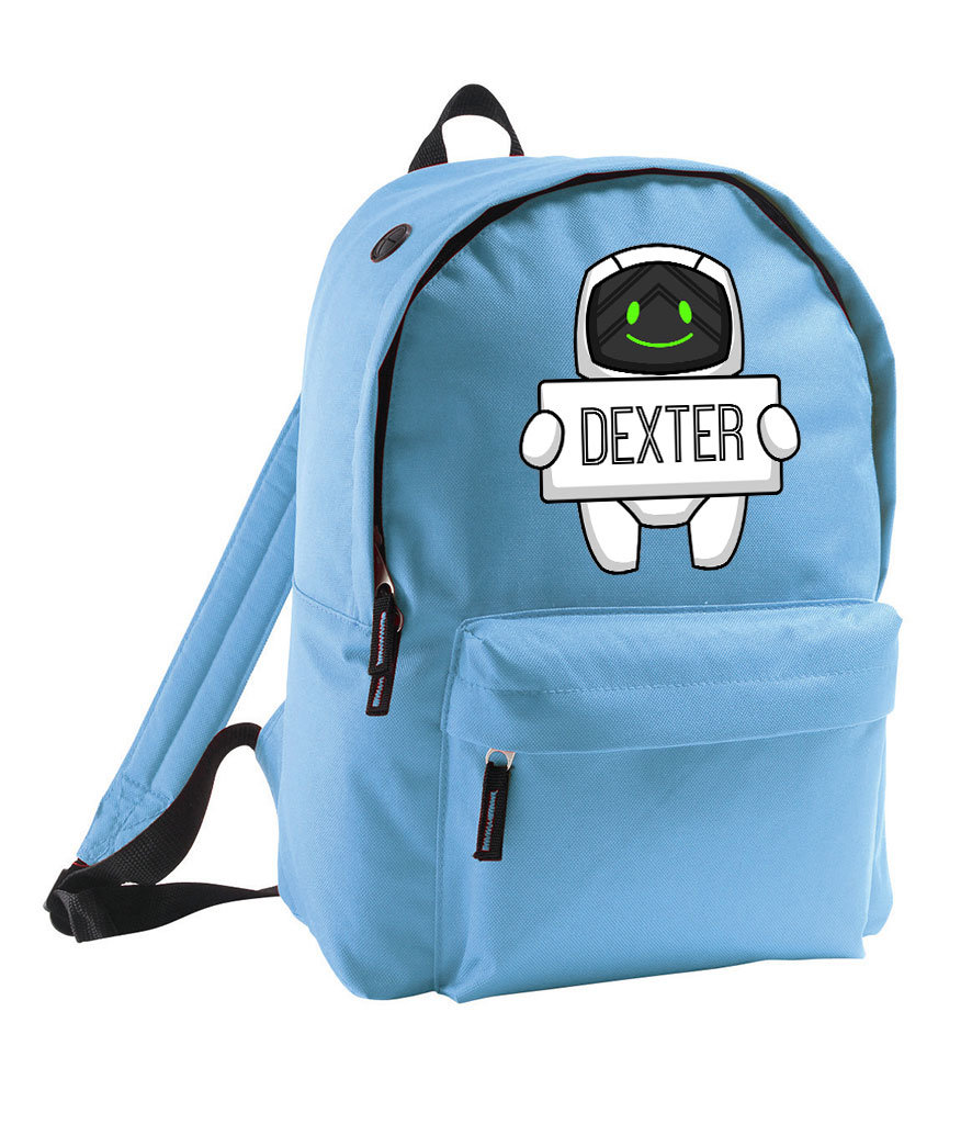 Personalisierter Roboter Rucksack, Schultasche, Kinderrucksack, Jungen - Und Mädchenschulrucksack, Unisex-Kinderrucksack von LizzielaneBoutique