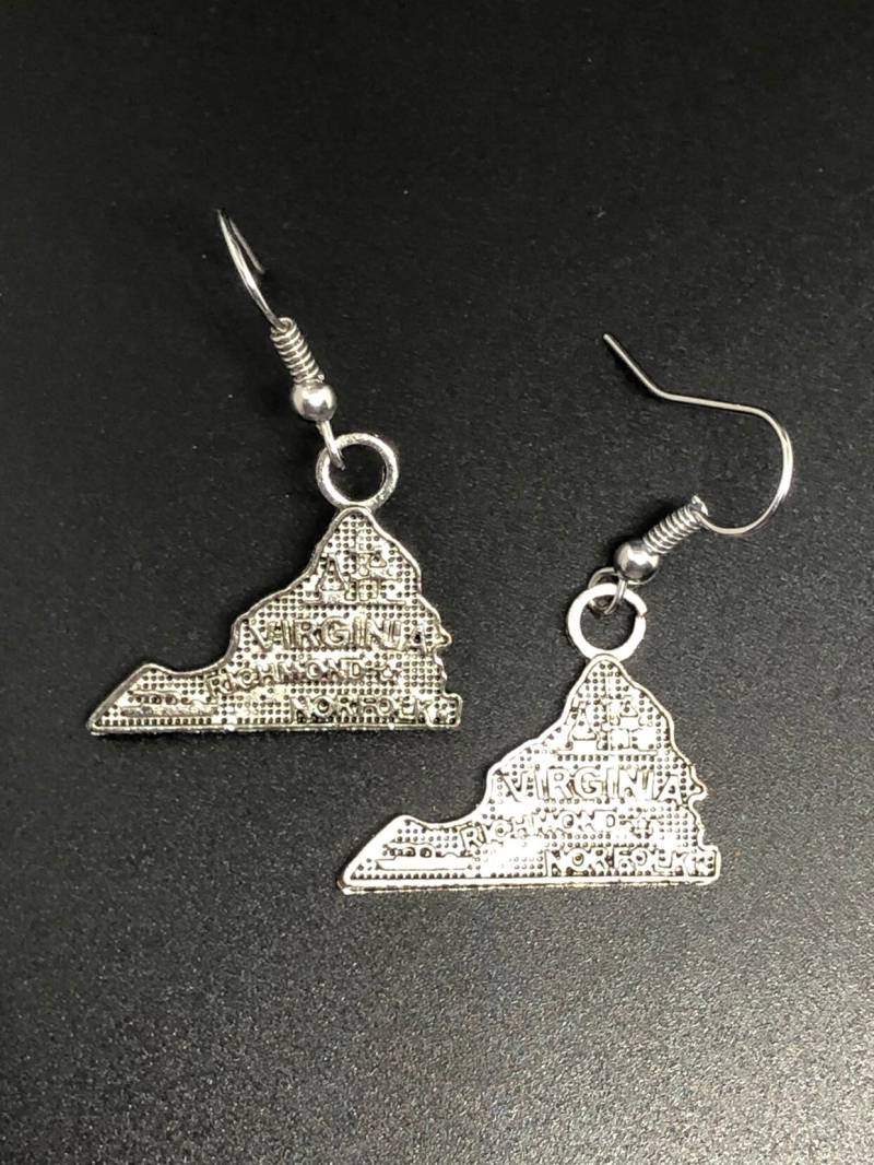 Virginia Zustand Ohrringe von Lizzieslanyards