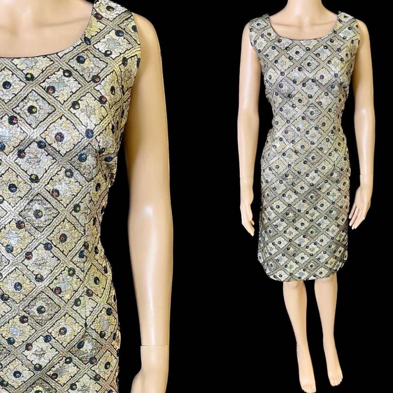 Fabelhaftes Volupiges Frühes 60Er Jahre Partykleid von LizzyLookingGlass