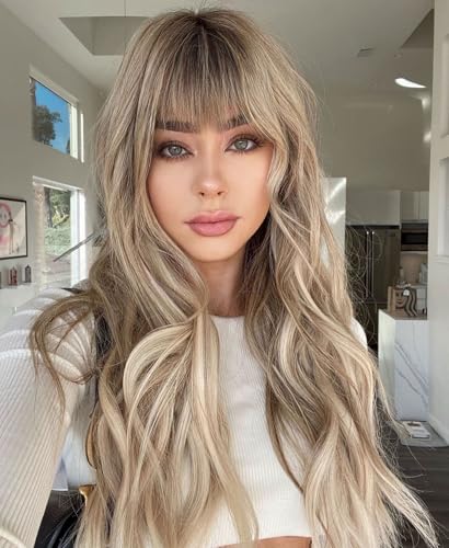 Lizzy Schwarz Wellige Perücke mit Bangs Lange Wellige Perücken für Frauen Lockige Synthetische Natürliche Schwarz Lockige Haar Perücke für Mädchen Tägliche Party Gebrauch 26 Zoll (Dunkelbraun) Lizzy Schwarz Wellige Perücke mit Bangs Lange Wellige Perücken für Frauen Lockige Synthetische Natürliche Schwarz Lockige Haar Perücke für Mädchen Tägliche Party Gebrauch 26 Zoll (Dunkelbraun) von Lizzyhair