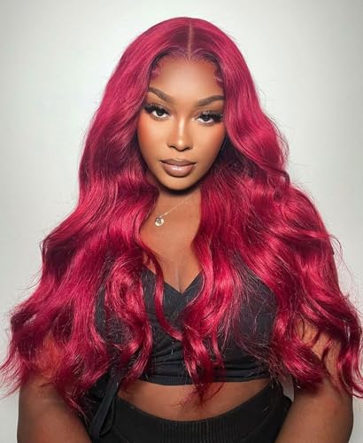 Lizzy lange schwarze Wellige Perücken für Frauen mittlerer Teil lockige Wellige Perücke natürliche lockige synthetische Perücke hitzebeständige Faserperücken für den täglichen Party Gebrauch (Rot) Lizzy lange schwarze Wellige Perücken für Frauen mittlerer Teil lockige Wellige Perücke natürliche lockige synthetische Perücke hitzebeständige Faserperücken für den täglichen Party Gebrauch (Rot) von Lizzyhair