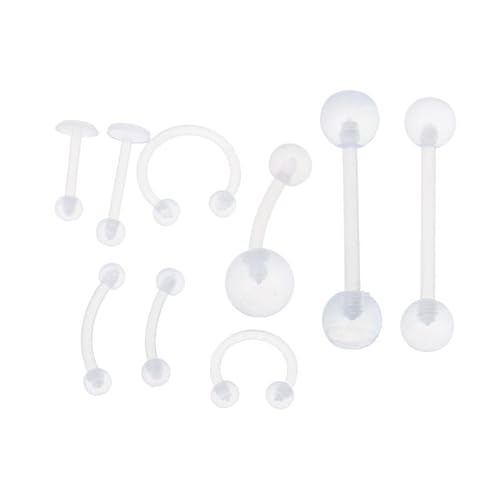 Ljmyy 9 Stück klare Nasen Mode Bauchnabelringe Augenbrauen Körper Piercing Schmuck Set Nippel Barbell für Frauen Bauchnabelring Ljmyy 9 Stück klare Nasen Mode Bauchnabelringe Augenbrauen Körper Piercing Schmuck Set Nippel Barbell für Frauen Bauchnabelring von Ljmyy