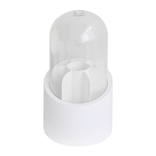 Drehen Sie staubsichere Bürstenhalter 360 Grad rotierende Organizer Make -up -Bürsten weiße große Kapazität Drehen Sie staubsichere Bürstenhalter 360 Grad rotierende Organizer Make -up -Bürsten weiße große Kapazität von LjwZekyrnt