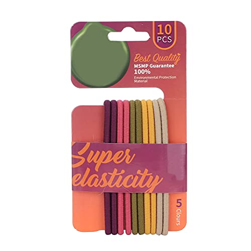 Modisches elastisches Haargummi-Set, Pferdeschwanz-Halter, Mädchen-Accessoire (Kaffeegrüner Anzug) von LjwZekyrnt