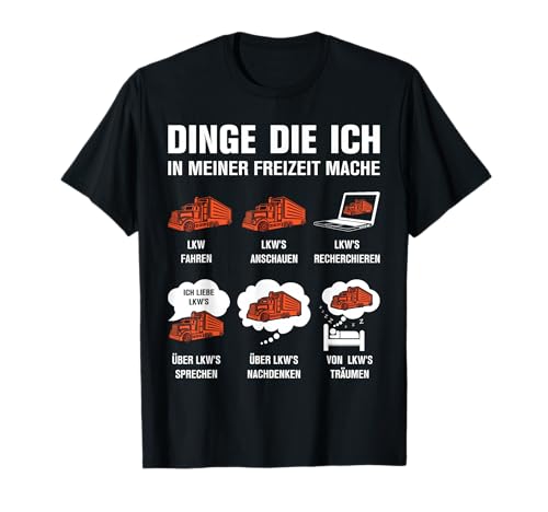 Lkw Fahrer Geschenke Mann T-Shirt für Lkw-Fahrer, Herren, Schwarz, Klein, Kurzarm Lkw Fahrer Geschenke Mann T-Shirt für Lkw-Fahrer, Herren, Schwarz, Klein, Kurzarm von Lkw Fahrer Geschenke Mann Kraftfahrer Bekleidung