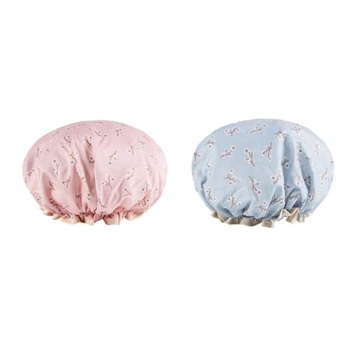 Lkw Ogechi 2 Stück Wasserdicht Duschhaube Damen, Wiederverwendbar Duschhaube Doppellagig, Elastische Wasserdichte Duschhaube, für Langes, Kurzes und Lockiges Haar Lkw Ogechi 2 Stück Wasserdicht Duschhaube Damen, Wiederverwendbar Duschhaube Doppellagig, Elastische Wasserdichte Duschhaube, für Langes, Kurzes und Lockiges Haar von Lkw Ogechi