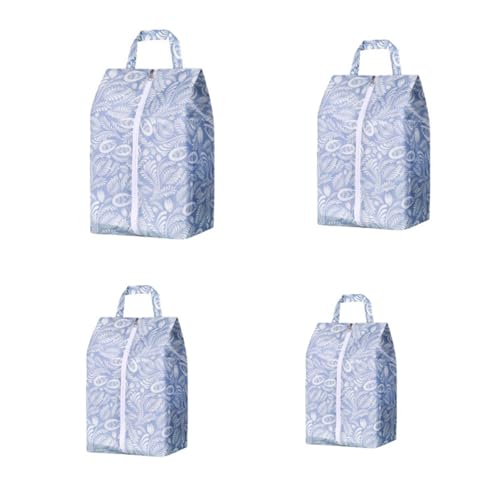 Lkw Ogechi 4 Stück Schuhbeutel für Reisen in Mehreren Größen wasserdichte Schuhe Aufbewahrungstasche Tragbare Staubdicht Schuhtasche mit Griff Schuhbeutel mit Reißverschluss für Männer und Frauen von Lkw Ogechi