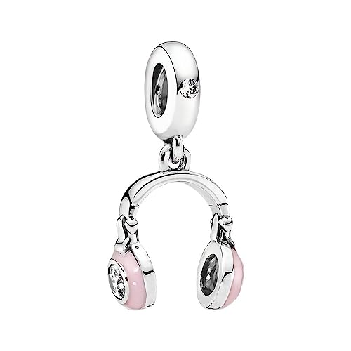 Lkwidi Charme Kopfhörer Charms-Anhänger 925 Sterling Silber Charm Bead Pendant für Europäische Armbänder und Halsketten von Lkwidi