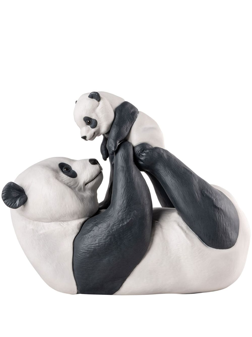 Lladró Mommy Panda Figur aus Porzellan - Schwarz von Lladró