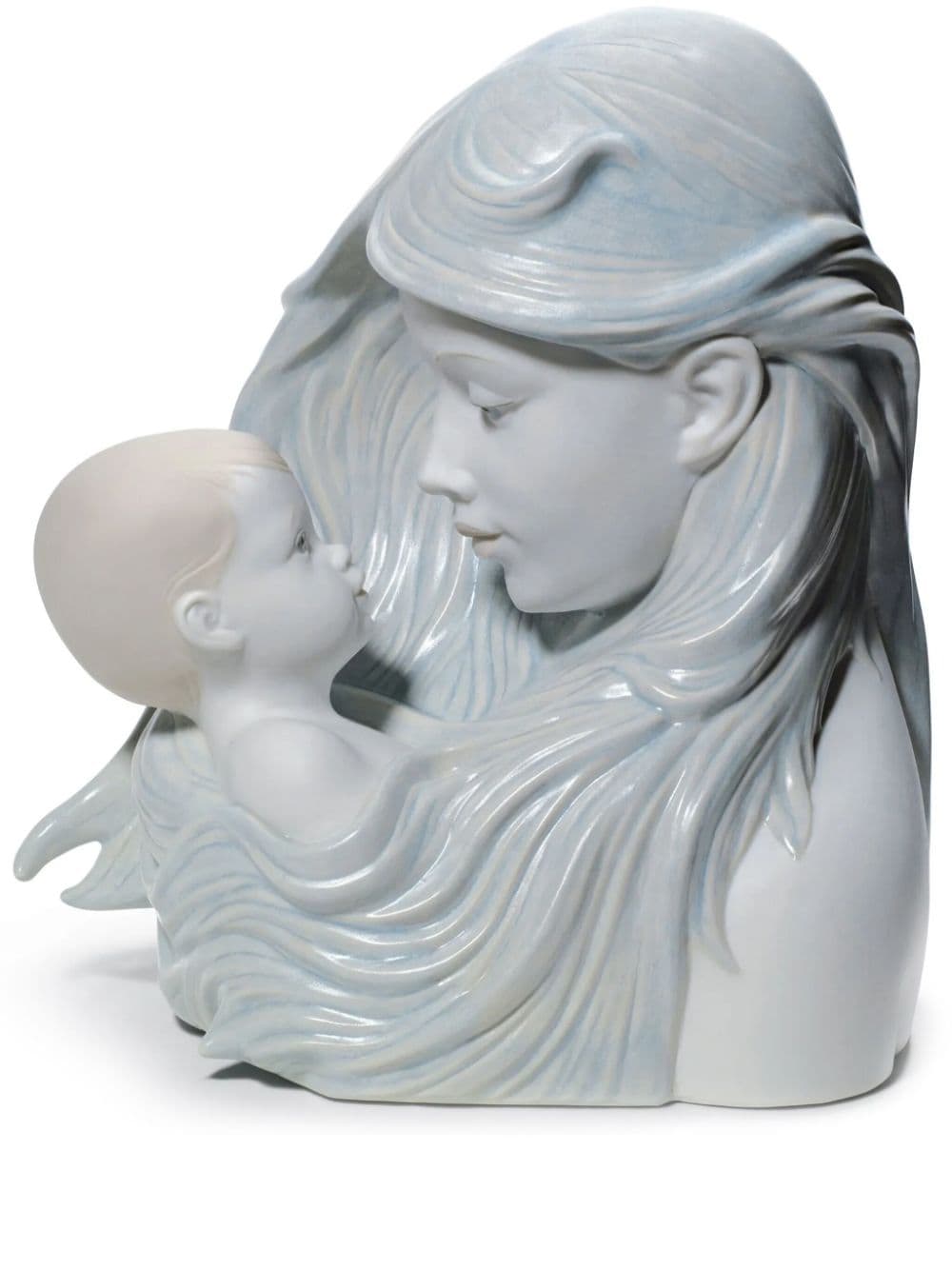 Lladró Sweet Caress Mother Porzellanfigur 25cm - Blau von Lladró