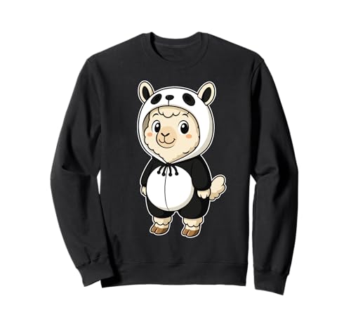 Kawaii Lama in Panda Kostüm für Mädchen Kinder Lama-Liebhaber Sweatshirt Kawaii Lama in Panda Kostüm für Mädchen Kinder Lama-Liebhaber Sweatshirt von Llama In Panda Costume Kawaii Design