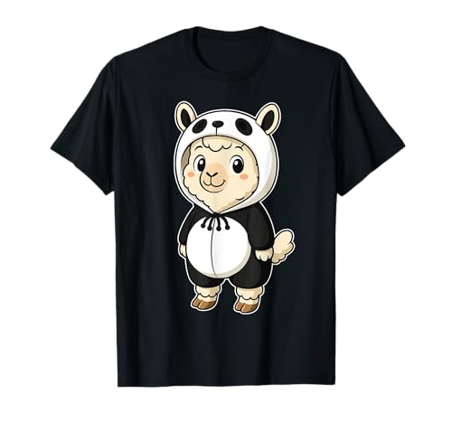 Kawaii Lama in Panda Kostüm für Mädchen Kinder Lama-Liebhaber T-Shirt Kawaii Lama in Panda Kostüm für Mädchen Kinder Lama-Liebhaber T-Shirt von Llama In Panda Costume Kawaii Design