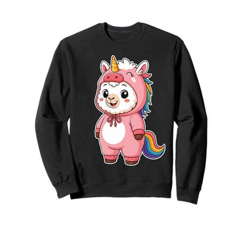 Kawaii Lama im Einhorn Kostüm für Mädchen Kinder Einhorn Liebhaber Sweatshirt Kawaii Lama im Einhorn Kostüm für Mädchen Kinder Einhorn Liebhaber Sweatshirt von Llama In Unicorn Costume Kawaii Design