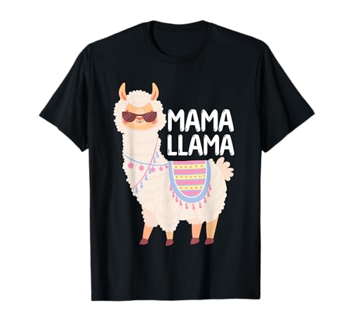 Niedliches Mama Lama T-Shirt Niedliches Mama Lama T-Shirt von Llama Lover Novelty Apparel
